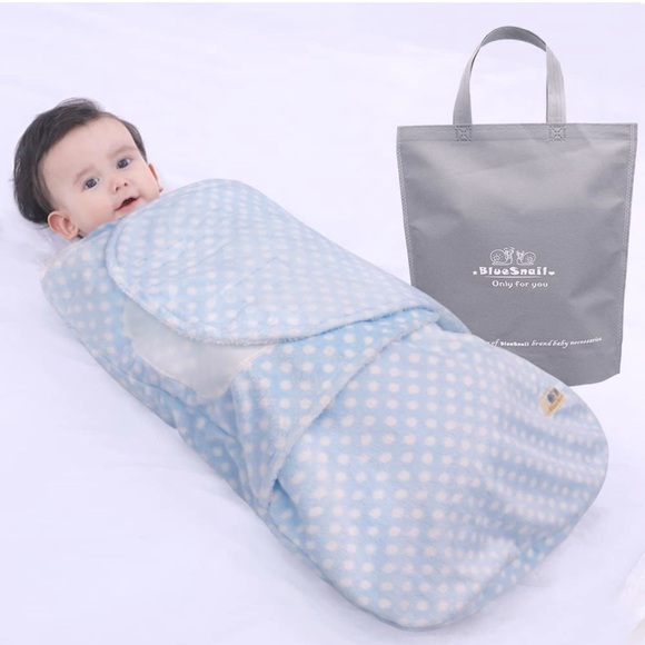 NWOT BlueSnail Baby Swaddle, Soft & Comfortable,Newborn Easy Wrap 0-3/3-6 Months - Picture 1 of 11